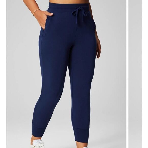 Fabletics The Luxe Terry Jogger Deep Navy XL NWT in packaging - Picture 2 of 6
